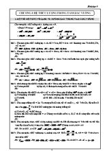 Đề cương Hình học Lớp 9 - Chương I Hệ thức lượng trong tam giác vuông